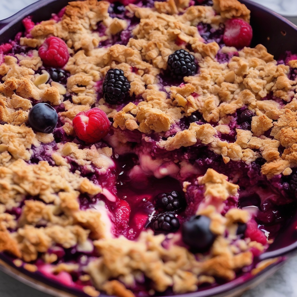 Berry crumble