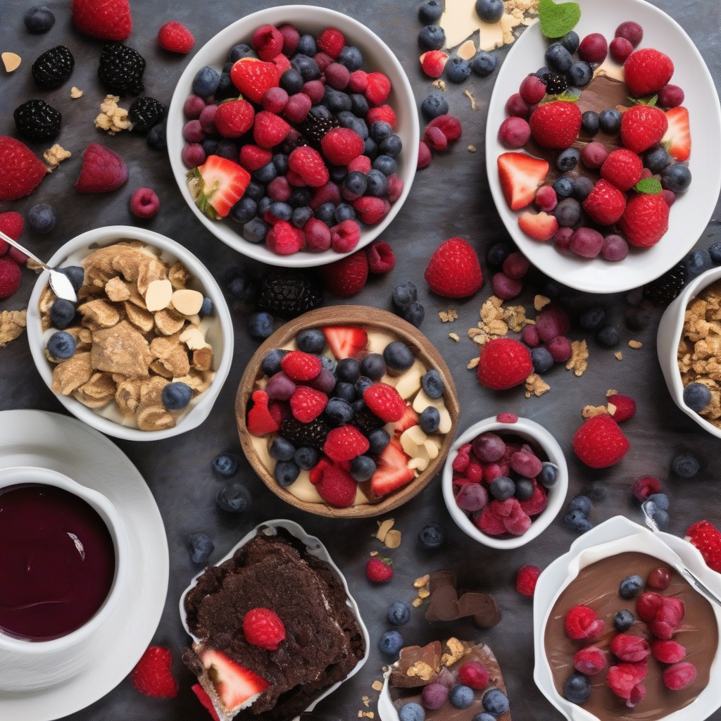 Healthy dessert spread