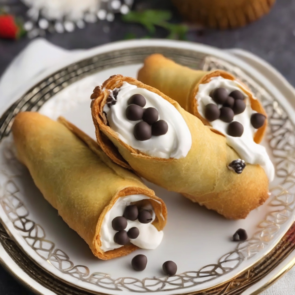 Air Fryer Cannoli