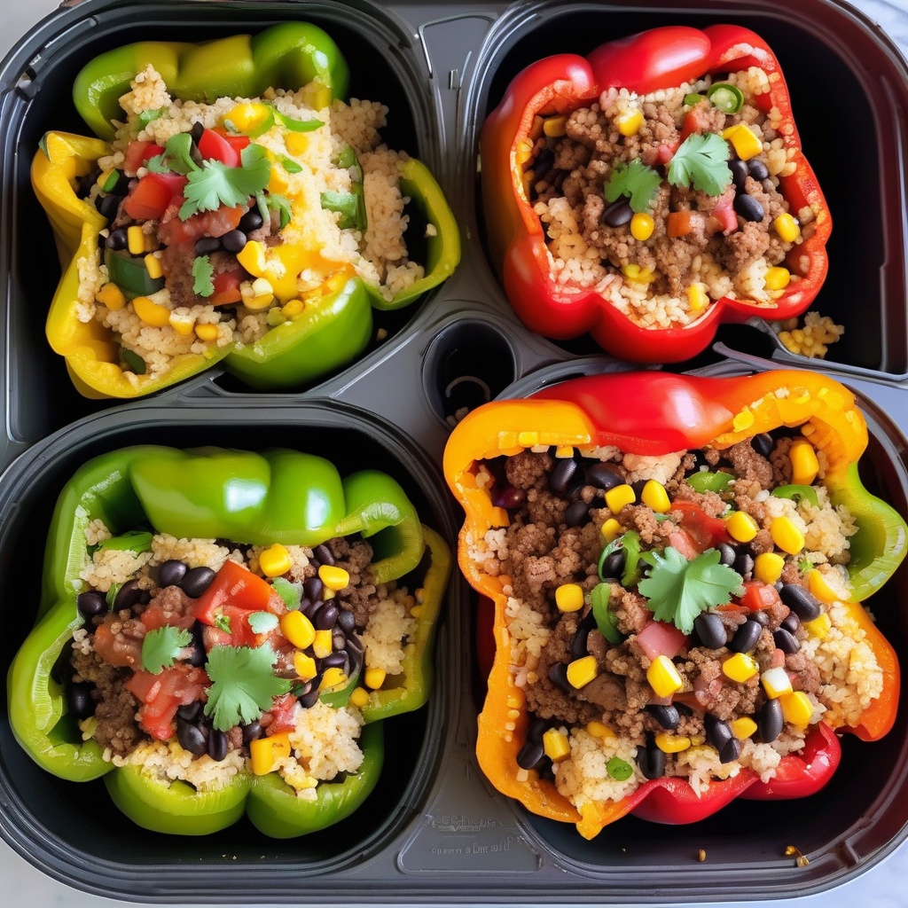 Ultimate Guide: Air Fryer Stuffed Peppers 3 Ways - Classic, Vegetarian & Mediterranean